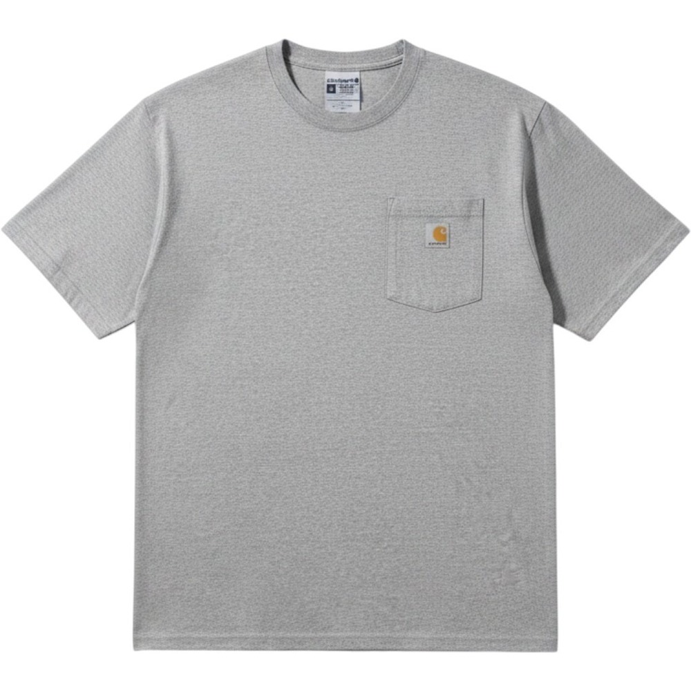 Carhartt K87 Loose Fit Heavyweight Pocket T-Shirt Heather Grey - Large NWOT
